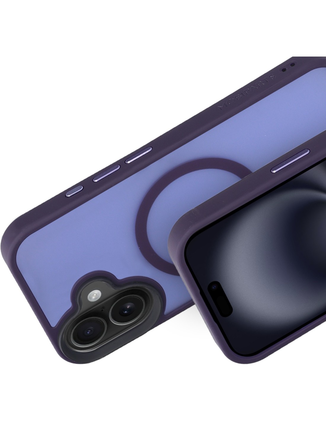 Mobiparts Hardcover Apple iPhone 16 Satin Purple (Magsafe Compatible)
