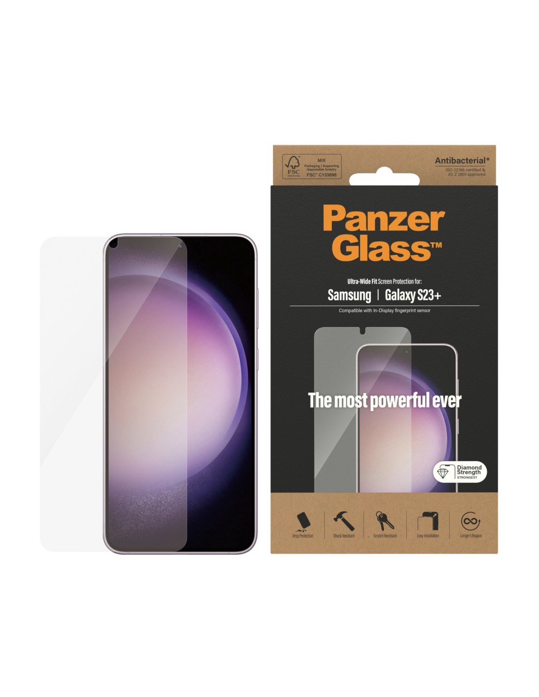 PanzerGlass Samsung Galaxy S23 Plus UWF Super+ Glass AB