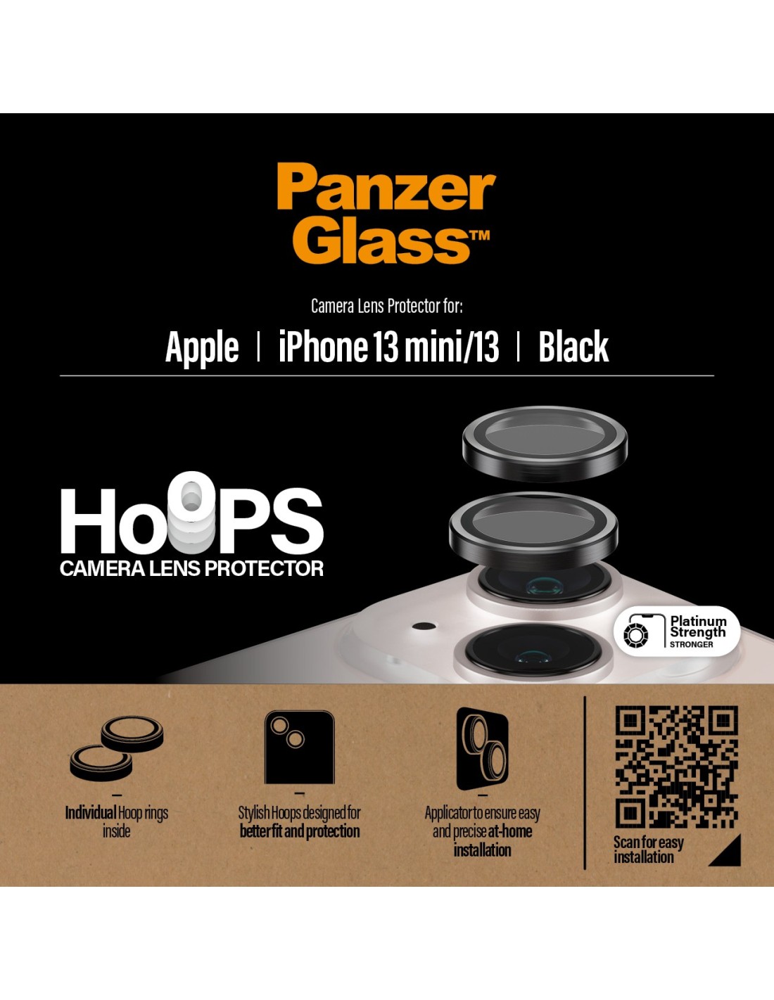 PanzerGlass Hoops Rings Apple iPhone 13 13 Mini