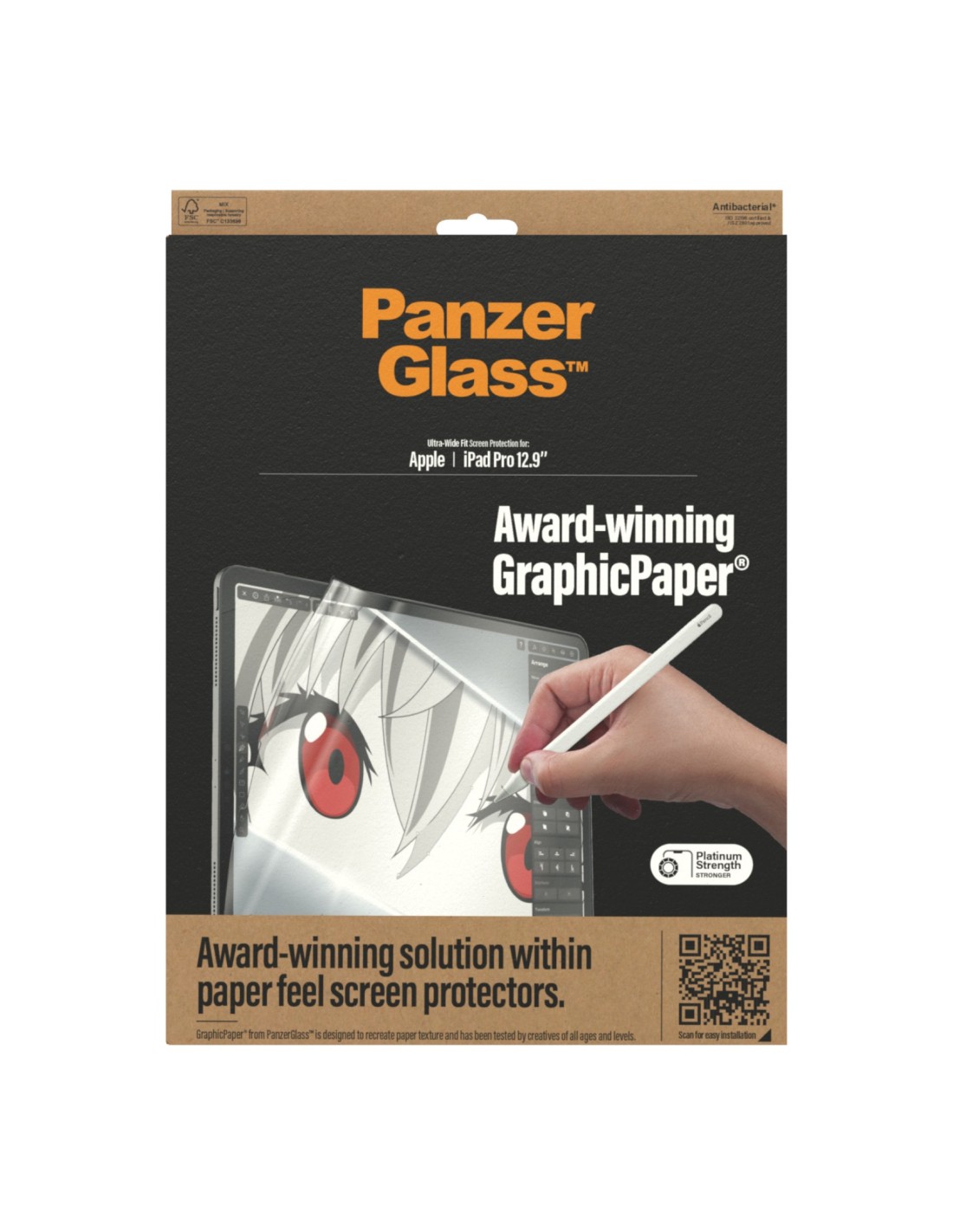 PanzerGlass GraphicPaper Apple iPad Pro 12.9'' (2018 2020 2021 2022) - Paper Feel