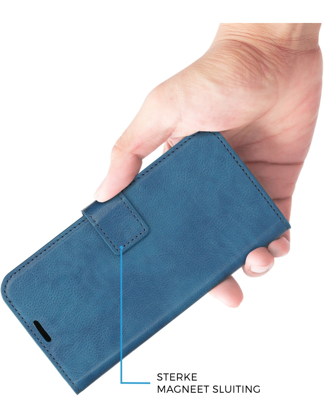 Mobiparts Classic Wallet Case Samsung Galaxy S23 FE Steel Blue