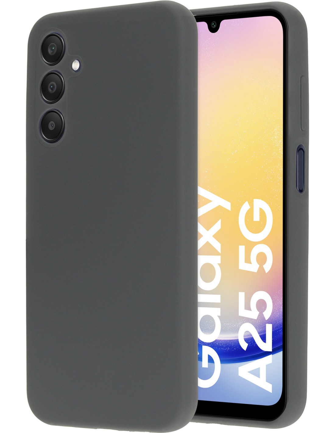Mobiparts Silicone Cover Samsung Galaxy A25 Urban Grey
