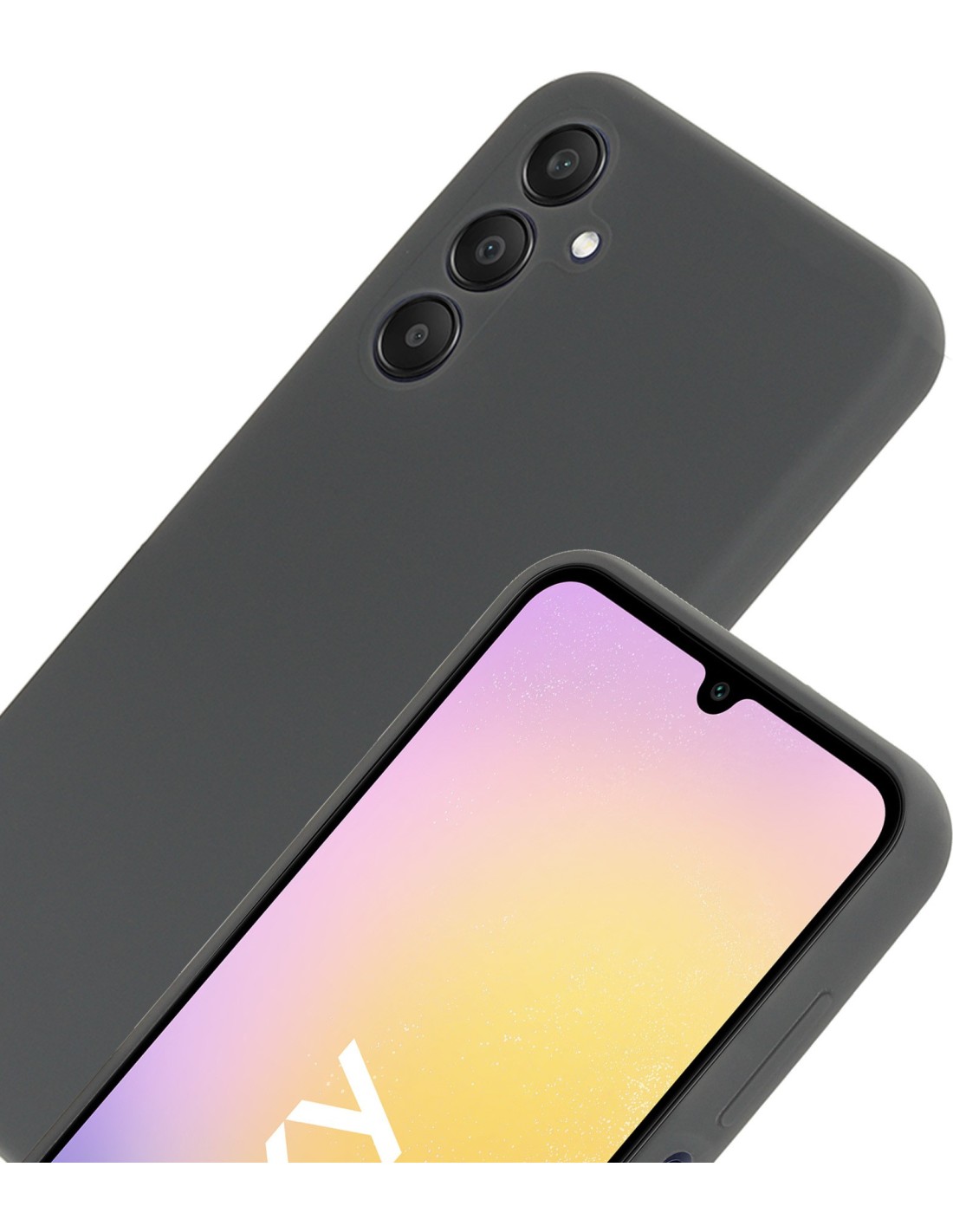 Mobiparts Silicone Cover Samsung Galaxy A25 Urban Grey