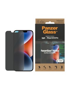 PanzerGlass Apple iPhone 14 13 13 Pro Black CF Privacy Super+ Glass 2