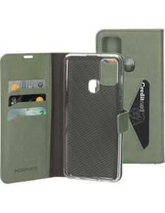 Mobiparts Classic Wallet Case Samsung Galaxy A21s (2020) Stone Green