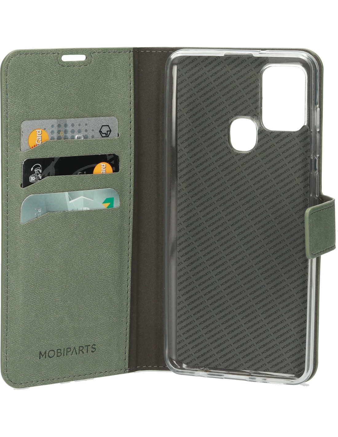 Mobiparts Classic Wallet Case Samsung Galaxy A21s (2020) Stone Green