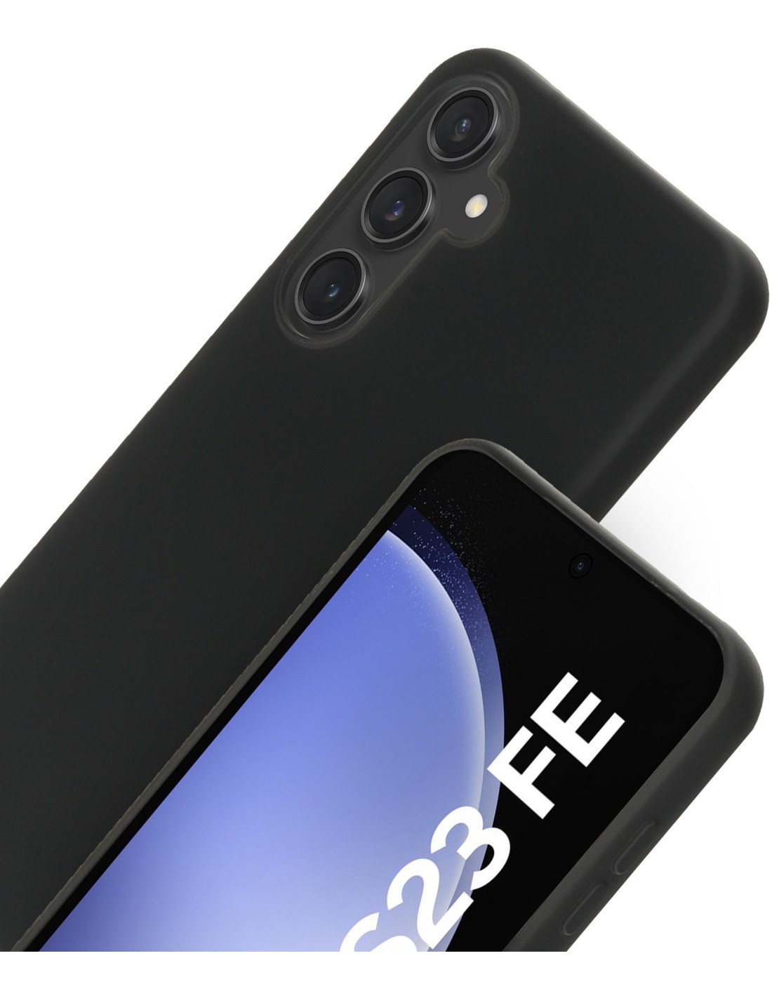 Mobiparts Silicone Cover Samsung Galaxy S23 FE Black