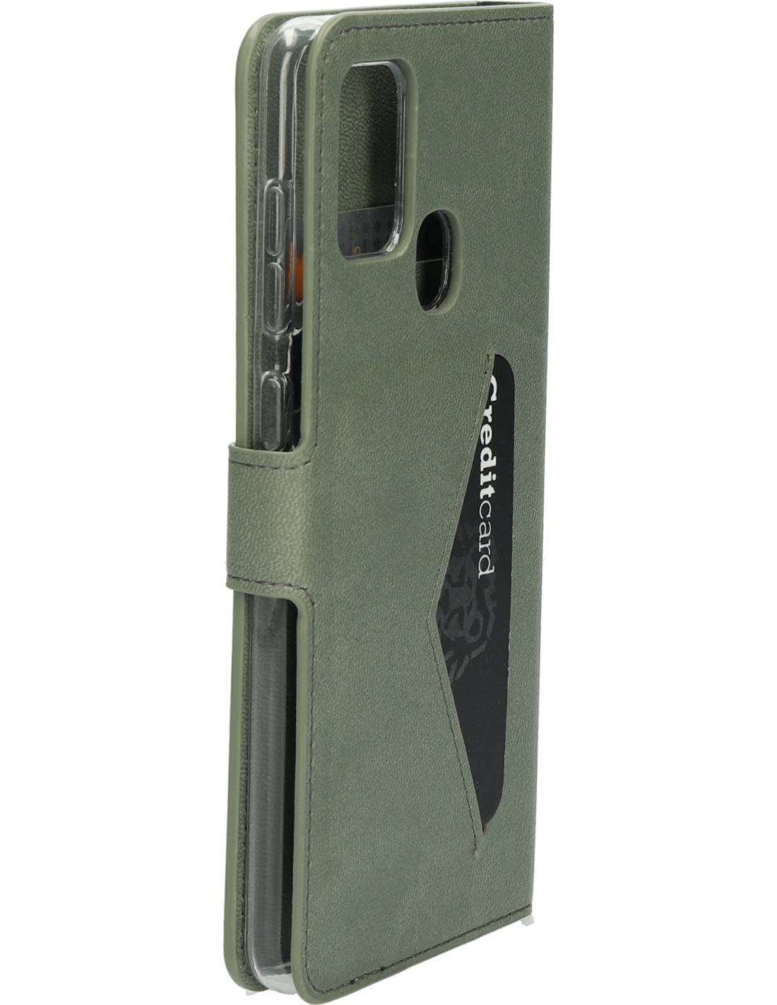 Mobiparts Classic Wallet Case Samsung Galaxy A21s (2020) Stone Green