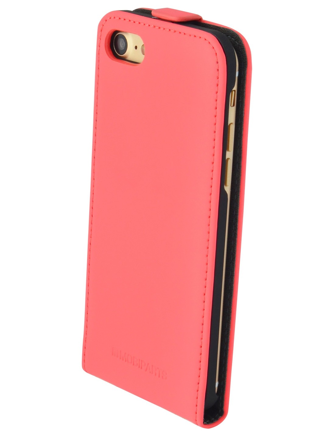Mobiparts Premium Flip Case Apple iPhone 7 8 SE (2020 2022) Peach Pink