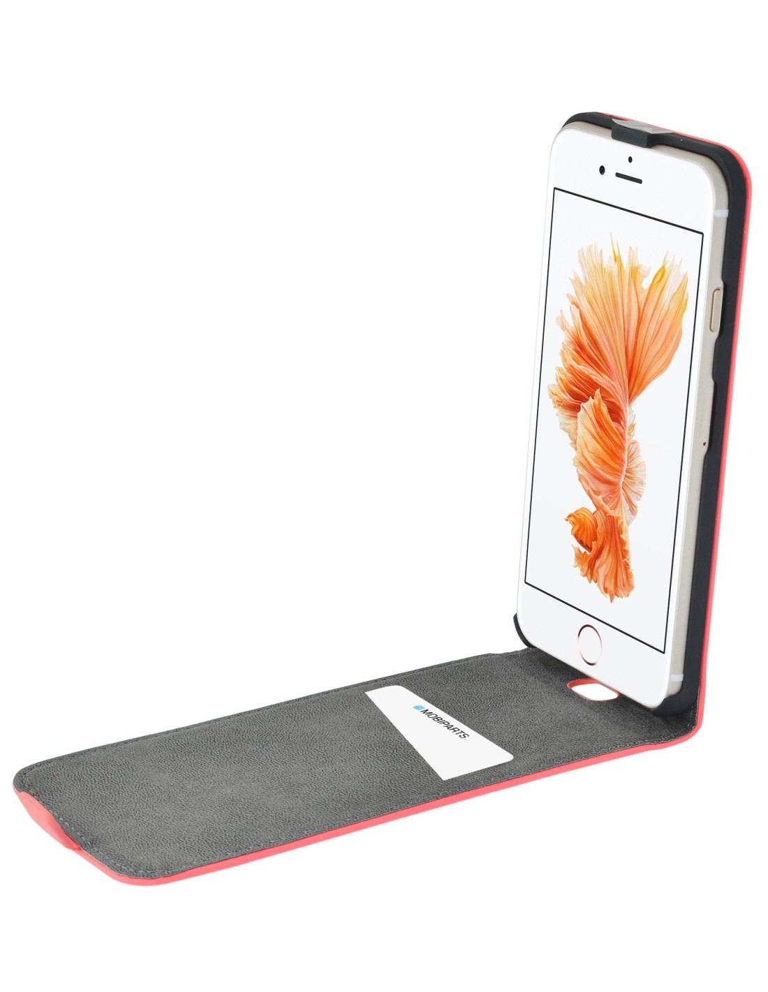 Mobiparts Premium Flip Case Apple iPhone 7 8 SE (2020 2022) Peach Pink