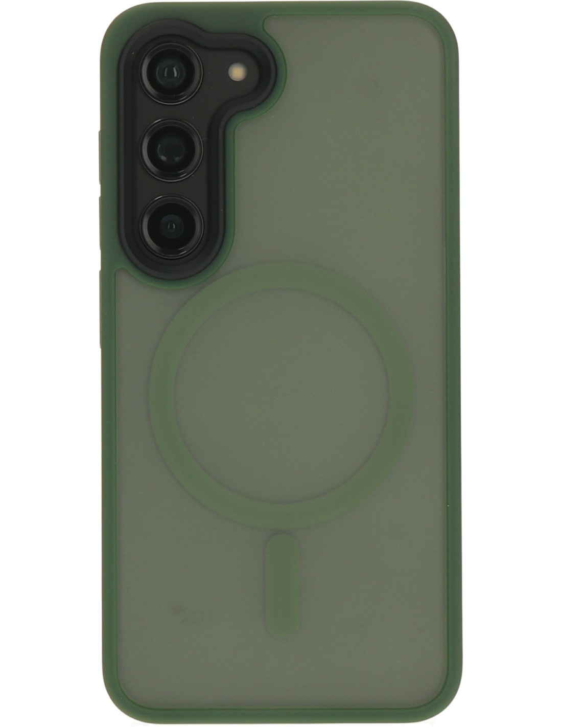 Mobiparts Hardcover Samsung Galaxy S23 Satin Green (Magsafe Compatible)