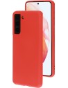 Mobiparts Silicone Cover Samsung Galaxy S21 Scarlet Red