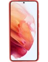 Mobiparts Silicone Cover Samsung Galaxy S21 Scarlet Red