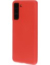 Mobiparts Silicone Cover Samsung Galaxy S21 Scarlet Red