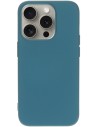 Mobiparts Silicone Cover Apple iPhone 15 Pro Blueberry Blue