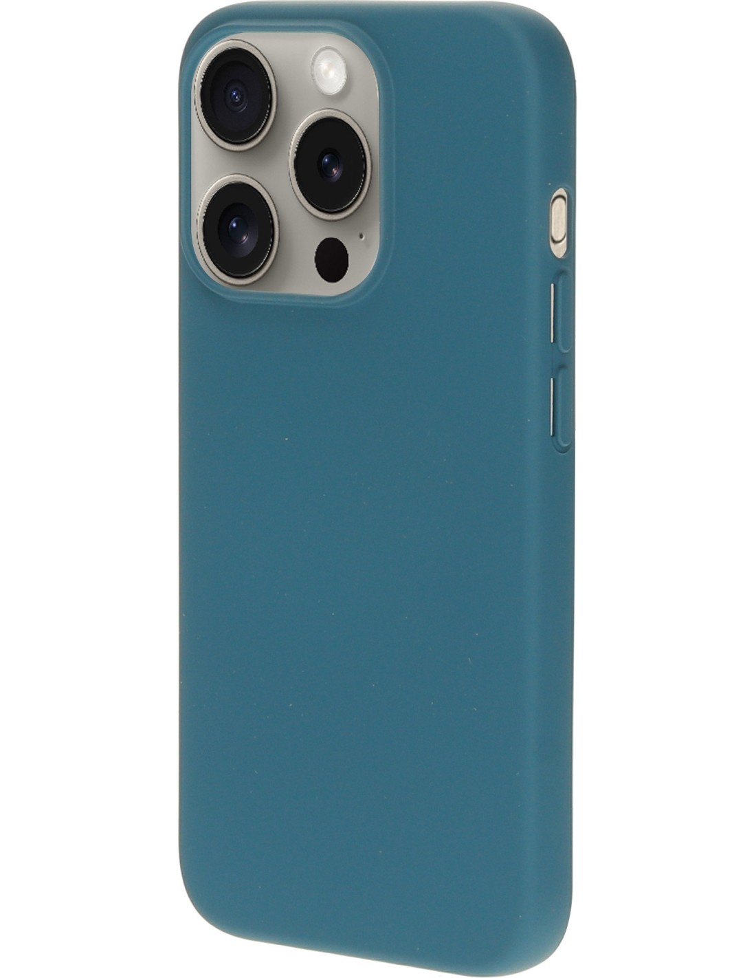 Mobiparts Silicone Cover Apple iPhone 15 Pro Blueberry Blue