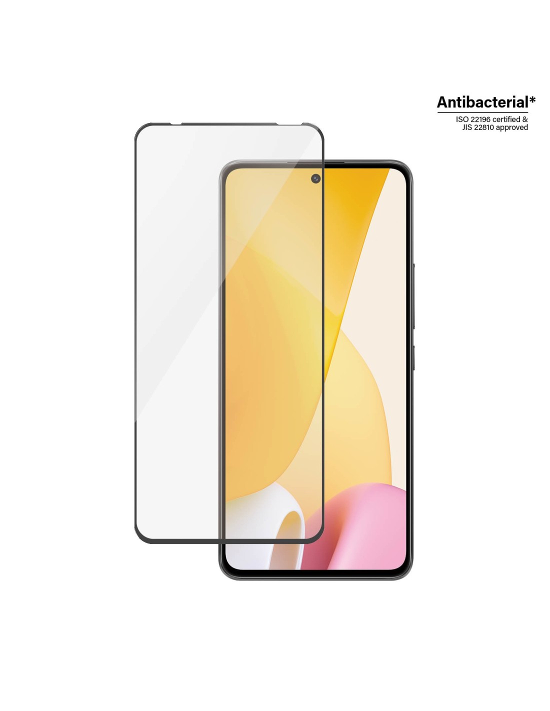 PanzerGlass Xiaomi 12 Lite UWF - Black - Anti-Bacterial