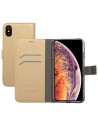 Mobiparts Saffiano Wallet Case Apple iPhone XS Max Gold