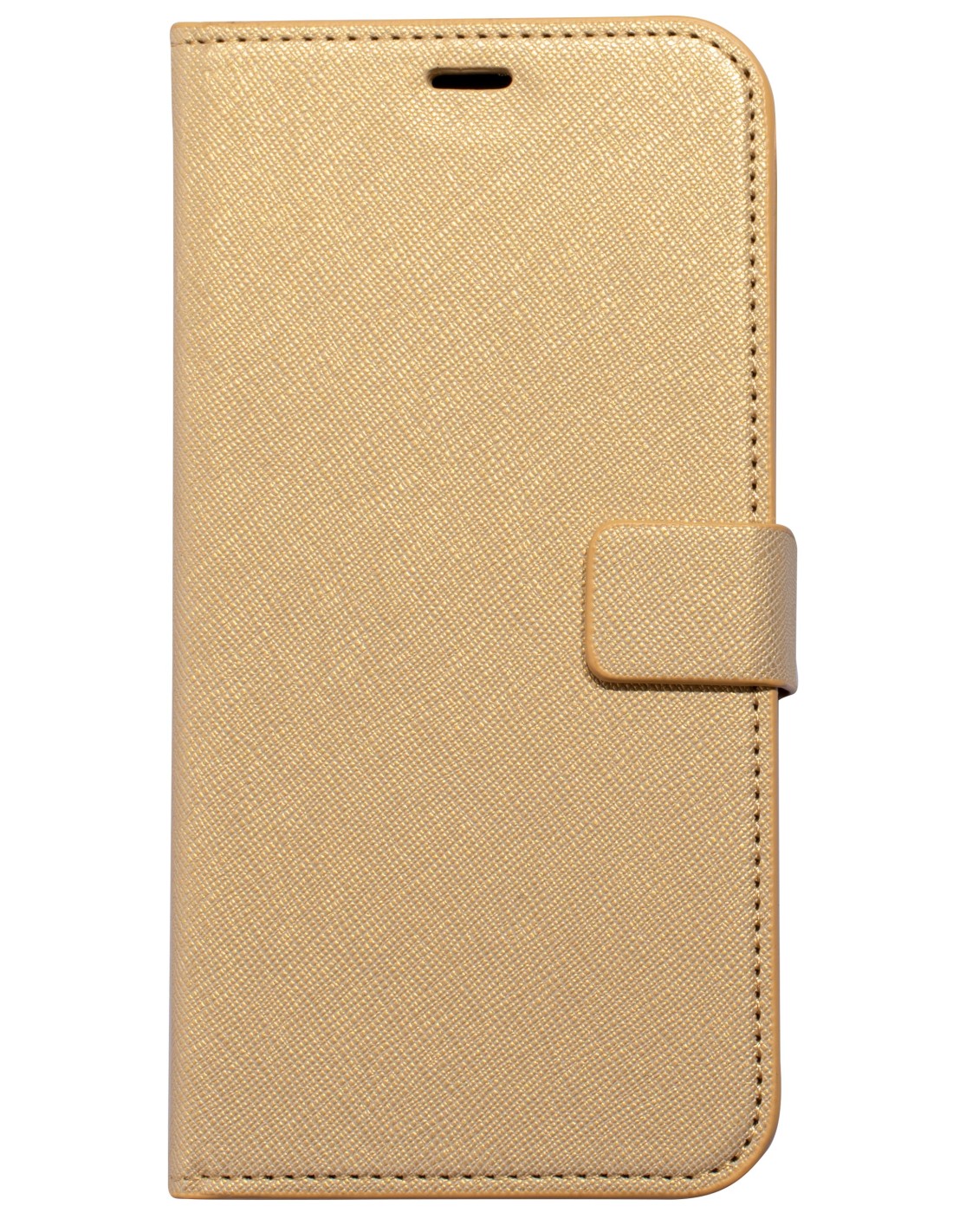 Mobiparts Saffiano Wallet Case Apple iPhone XS Max Gold