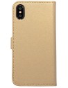 Mobiparts Saffiano Wallet Case Apple iPhone XS Max Gold