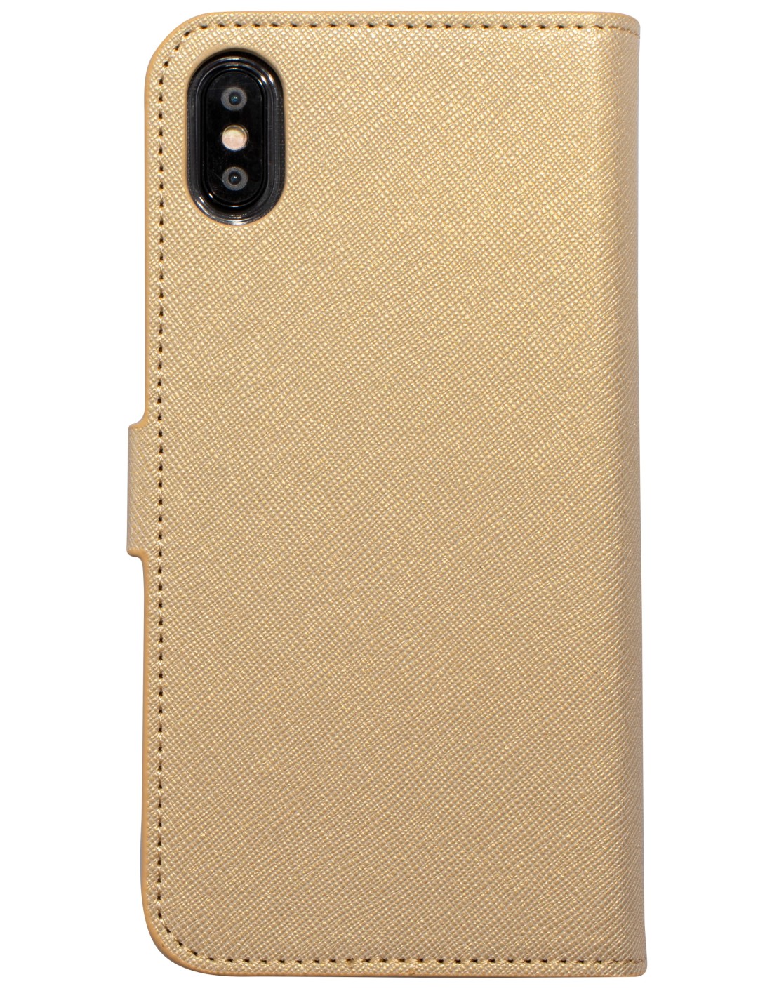 Mobiparts Saffiano Wallet Case Apple iPhone XS Max Gold
