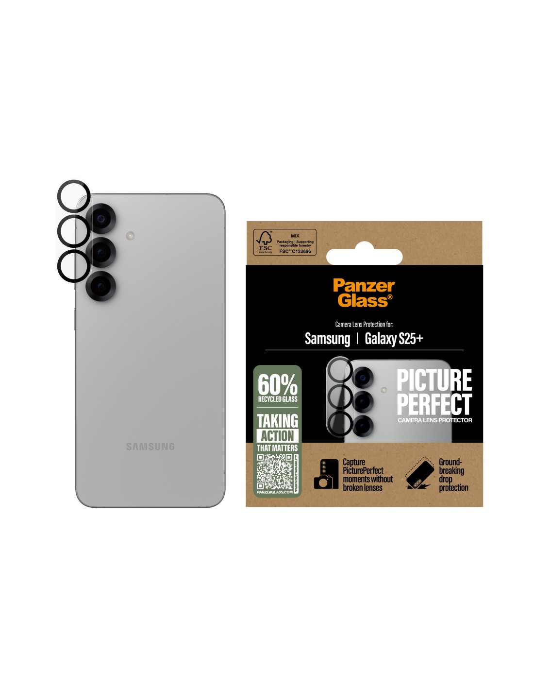 PanzerGlass PicturePerfect Plate Samsung Galaxy S25 Plus