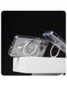 CARE by PanzerGlass Feature Case Transparent w. Silver Kickstand & MagSafe iPhone 16 Plus