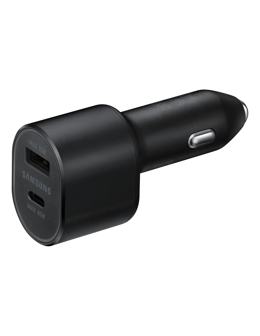 Samsung Dual Port Car Charger 45W 15W incl USB-C to USB-C cable
