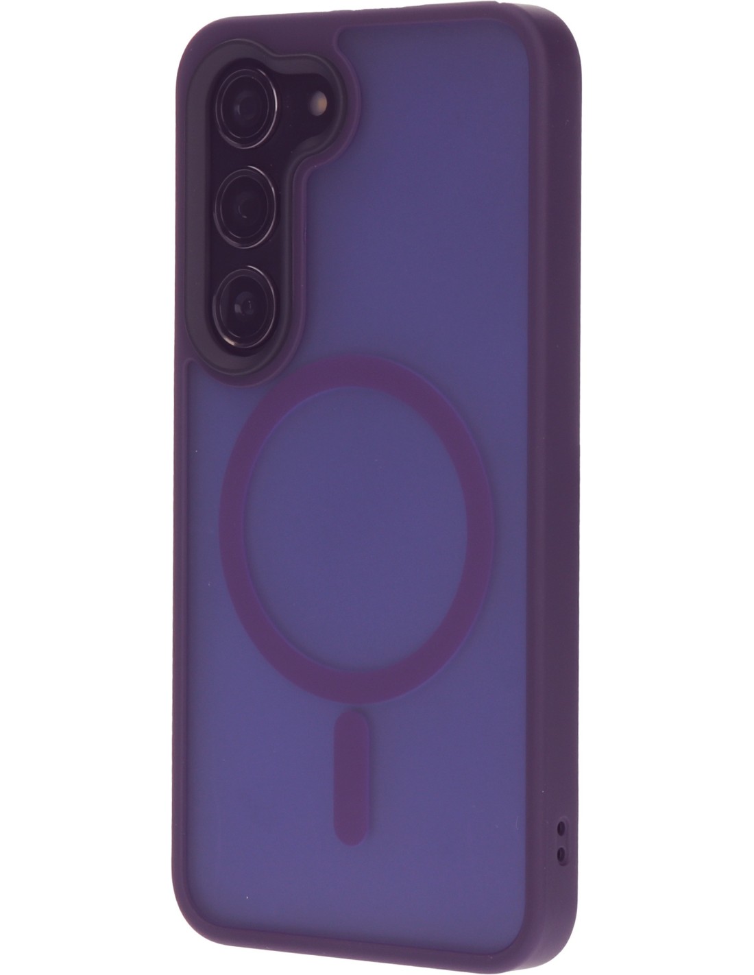 Mobiparts Hardcover Samsung Galaxy S23 Satin Purple (Magsafe Compatible)