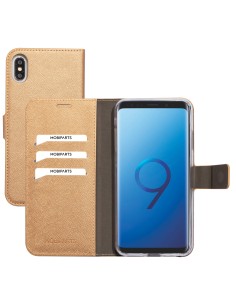 Mobiparts Saffiano Wallet Case Apple iPhone XS Max Copper