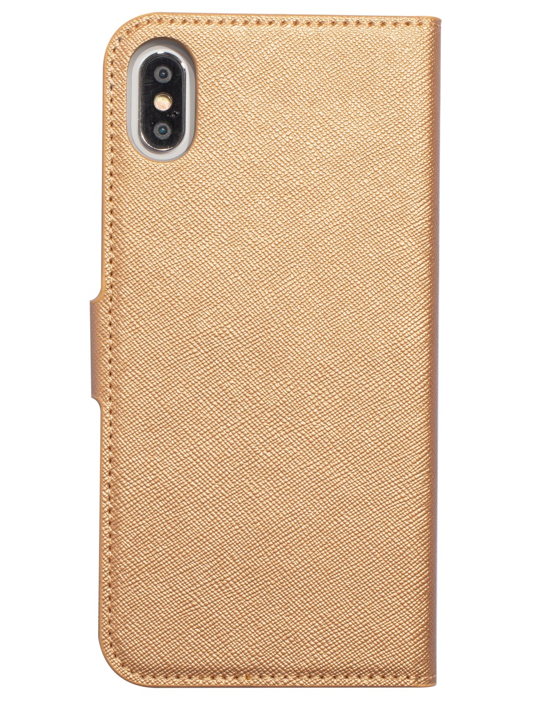 Mobiparts Saffiano Wallet Case Apple iPhone XS Max Copper