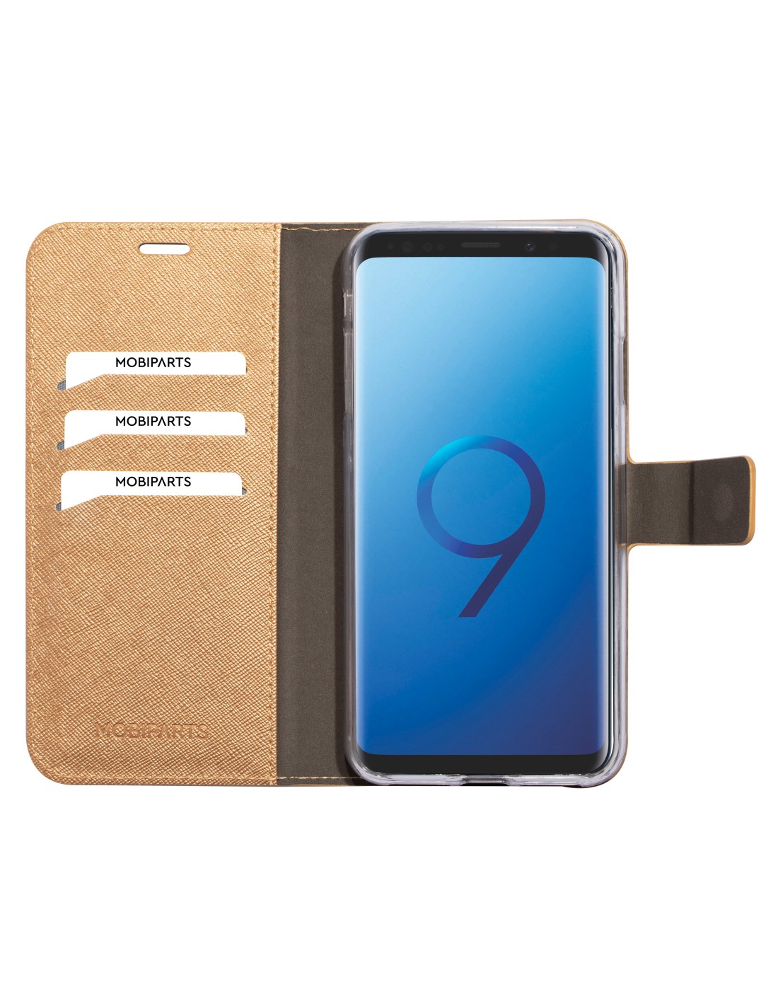 Mobiparts Saffiano Wallet Case Apple iPhone XS Max Copper
