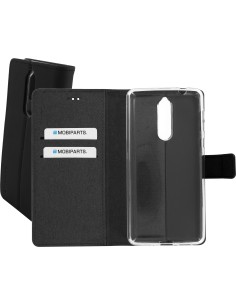 Mobiparts Premium Wallet TPU Case Nokia 8 Black