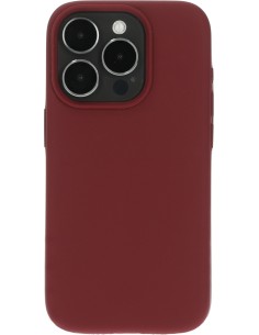 Mobiparts Silicone Cover Apple iPhone 15 Pro Plum Red 2