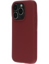 Mobiparts Silicone Cover Apple iPhone 15 Pro Plum Red