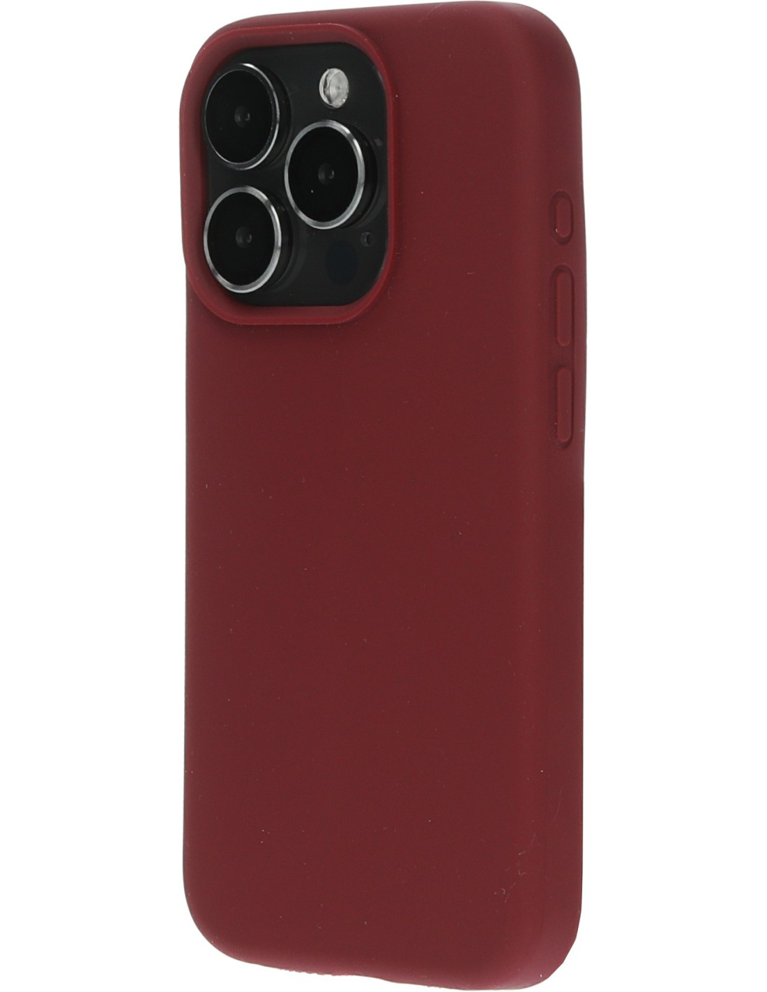 Mobiparts Silicone Cover Apple iPhone 15 Pro Plum Red