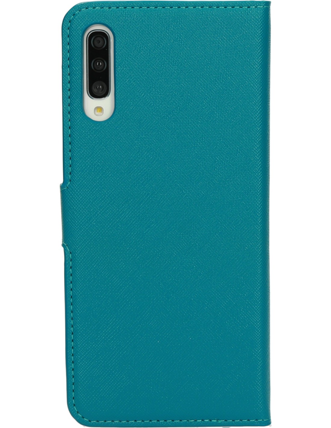 Mobiparts Saffiano Wallet Case Samsung Galaxy A70 Turquoise