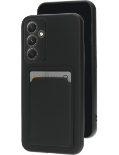 Mobiparts Classic TPU Case with Cardholder Samsung Galaxy A54 4G 5G Matt Black