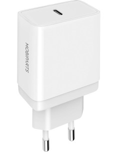Mobiparts Wall Charger USB-C 20w White (with PD)