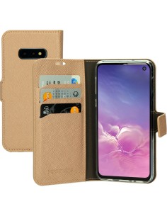 Mobiparts Saffiano Wallet Case Samsung Galaxy S10e  Copper