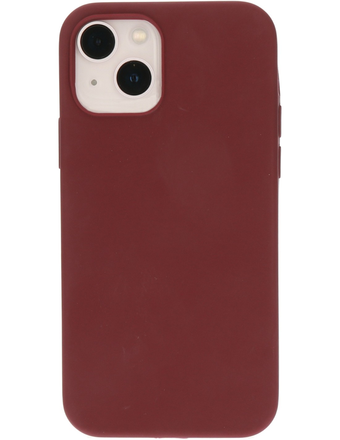 Mobiparts Silicone Cover Apple iPhone 13 Plum Red