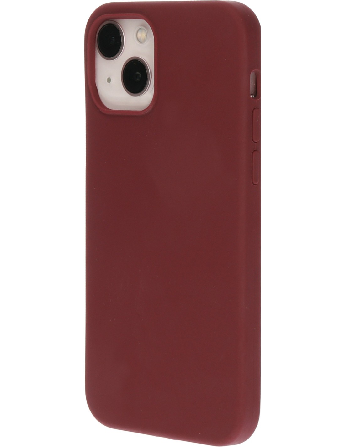 Mobiparts Silicone Cover Apple iPhone 13 Plum Red