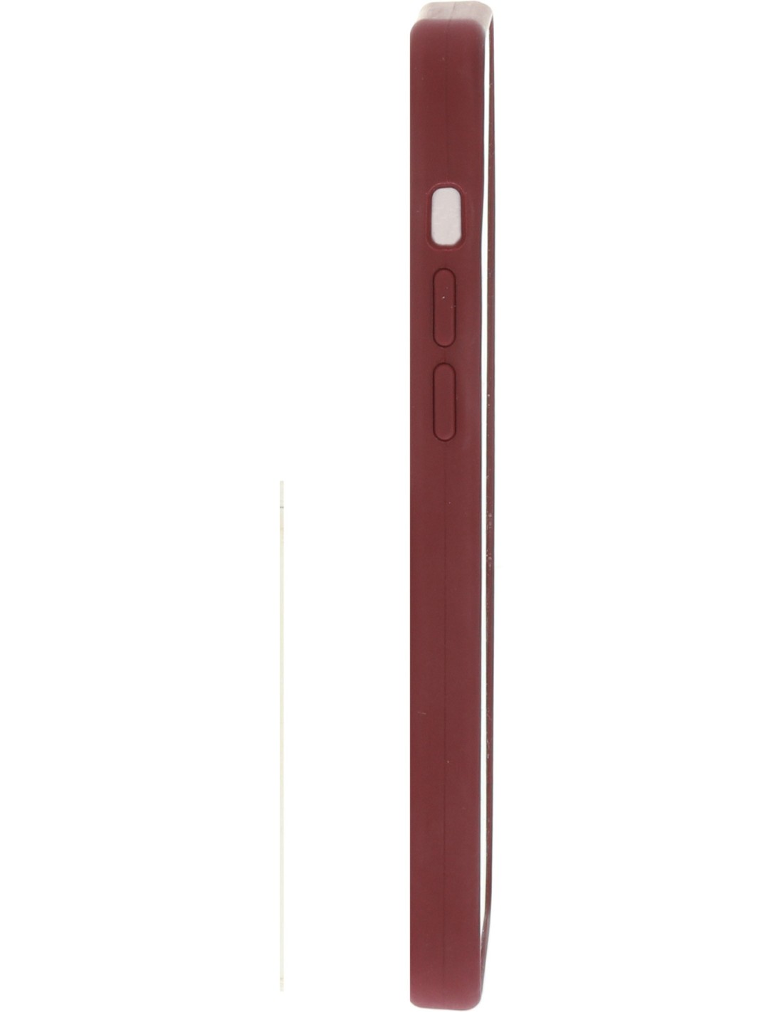 Mobiparts Silicone Cover Apple iPhone 13 Plum Red