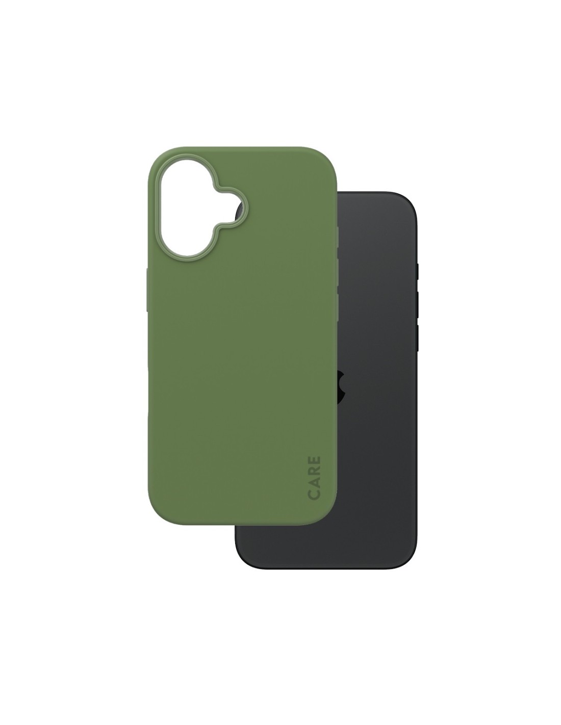 CARE by PanzerGlass Fashionable Case Green w. MagSafe iPhone 16