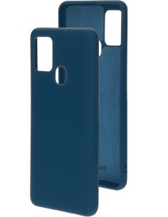 Mobiparts Silicone Cover Samsung Galaxy A21s (2020) Blueberry Blue