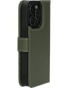 Mobiparts Leather 2 in 1 Wallet Case Apple iPhone 15 Pro Green