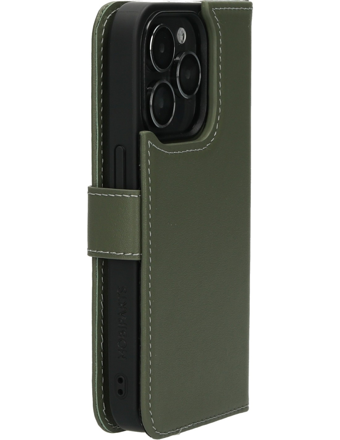 Mobiparts Leather 2 in 1 Wallet Case Apple iPhone 15 Pro Green