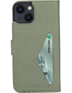 Mobiparts Classic Wallet Case Apple iPhone 13 Stone Green 2