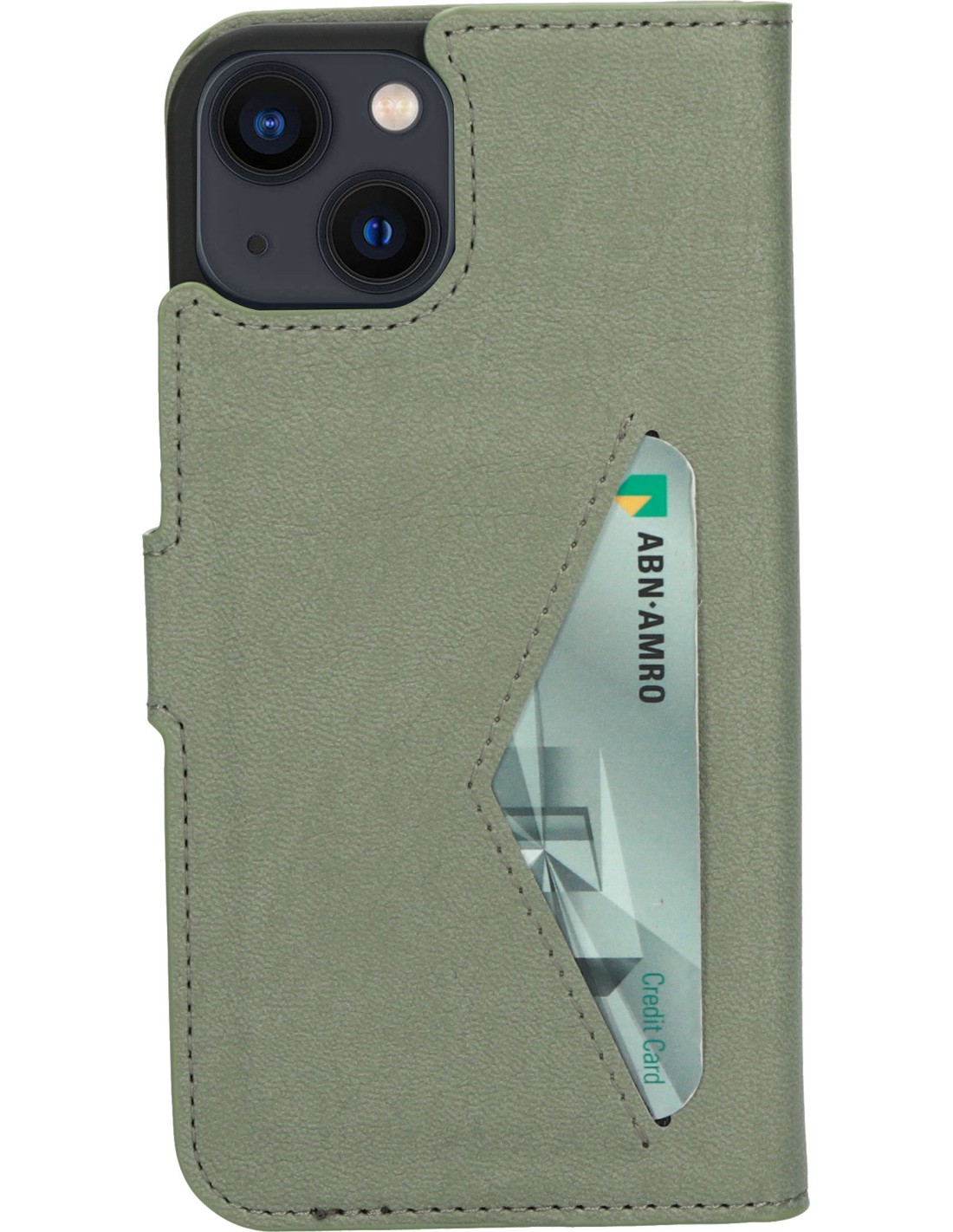 Mobiparts Classic Wallet Case Apple iPhone 13 Stone Green