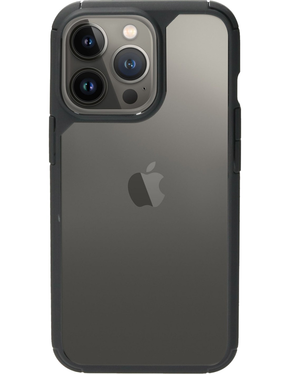 Mobiparts Rugged Clear Case Apple iPhone 13 Pro Black